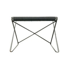 German Postmodern Kreuzschwinger Ottoman or Stool by Till Behrens, 1980s