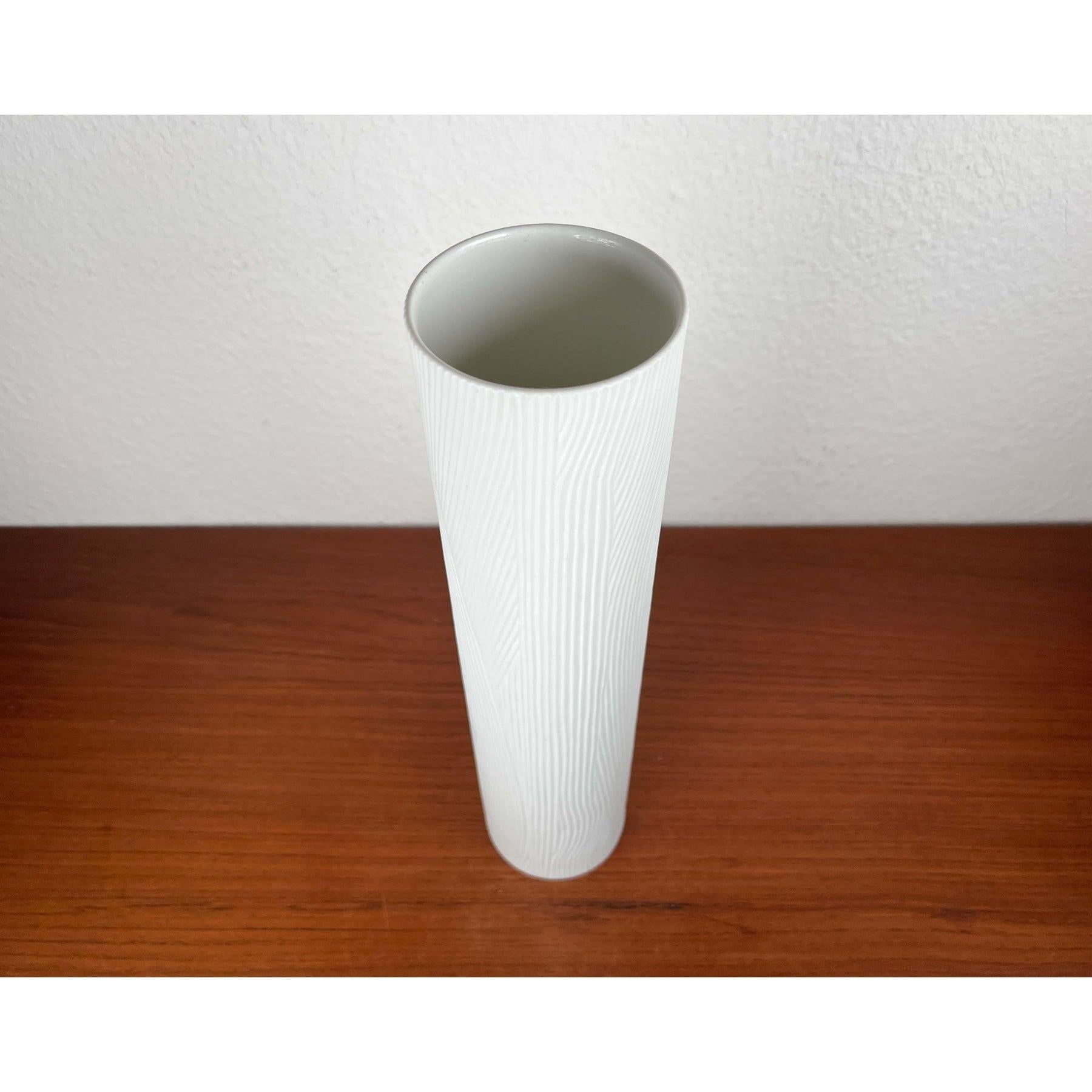 Jarrón alemán postmoderno Studio Line de Werner Schreib para Rosenthal, años 80 Porcelana en venta