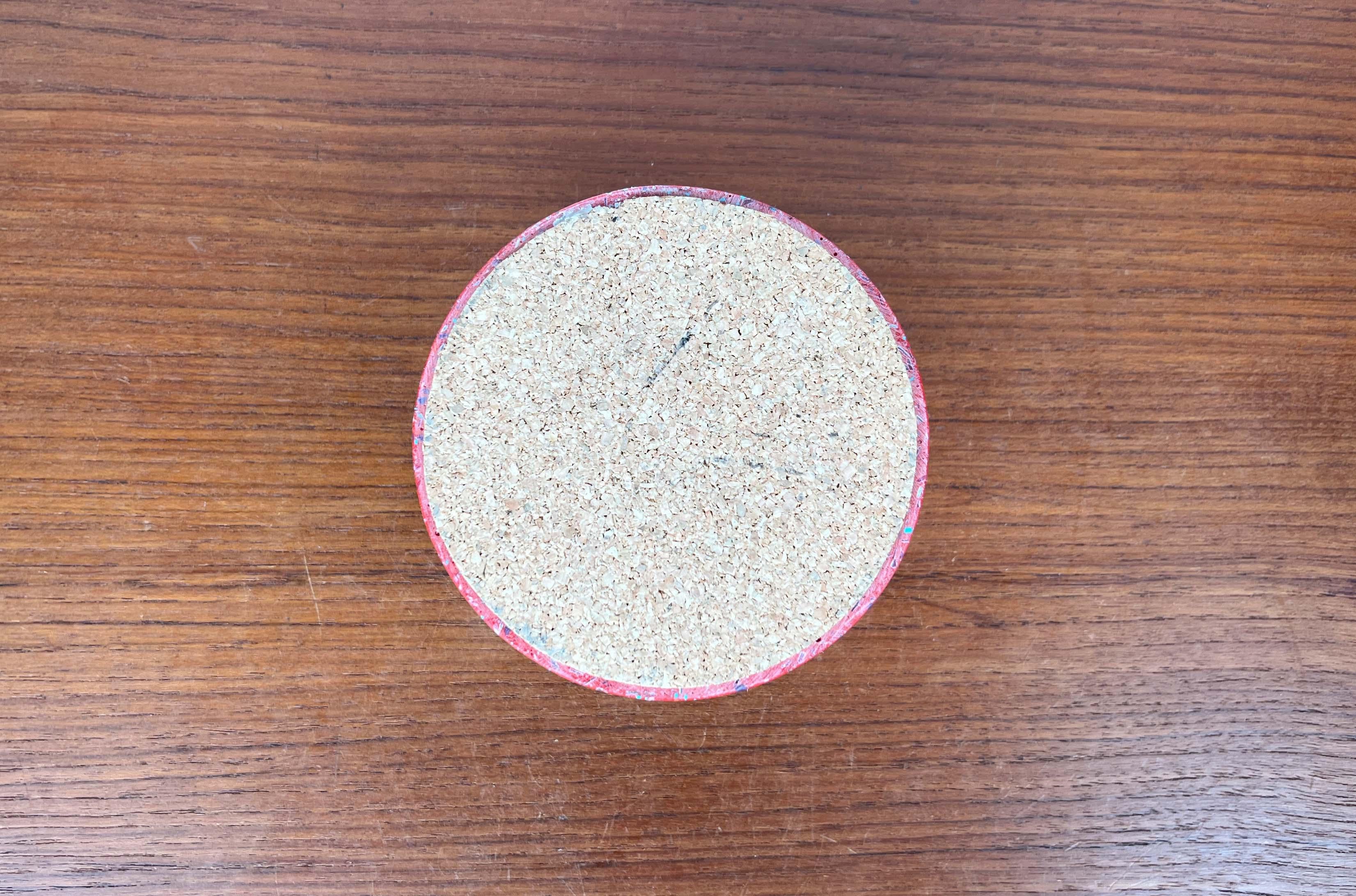 German Postmodern Terrazzo Style Candleholder from Räder, 1980s For Sale 5