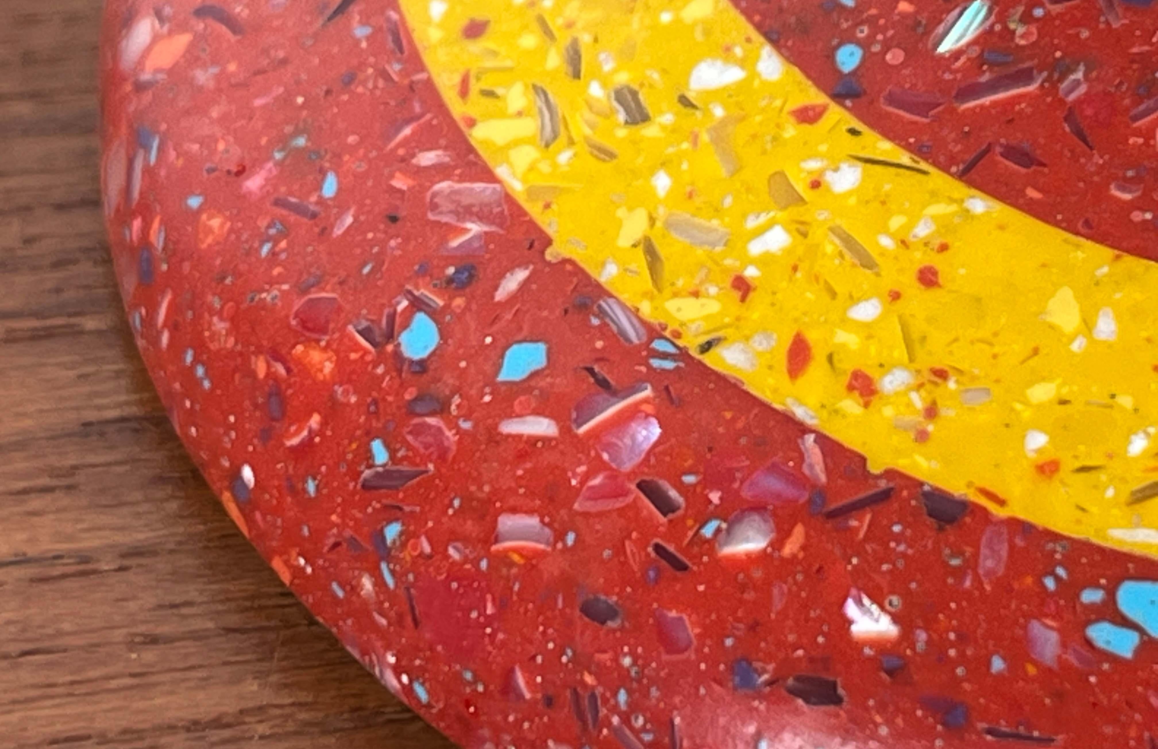 German Postmodern Terrazzo Style Candleholder from Räder, 1980s For Sale 3