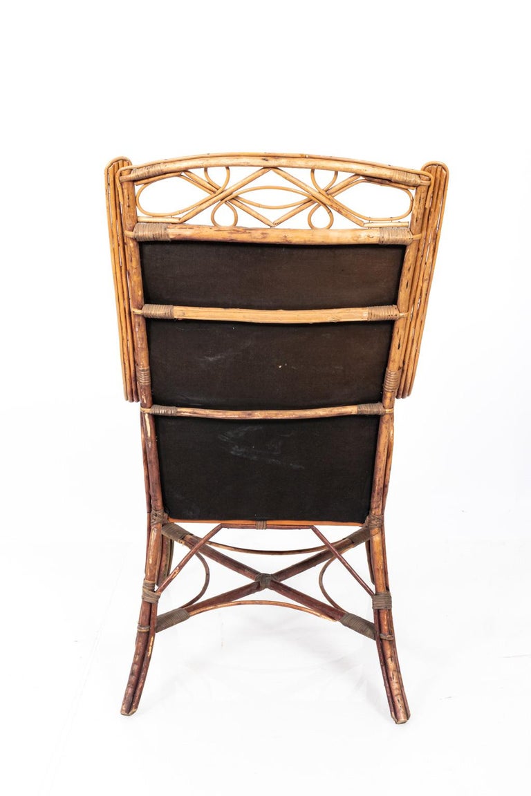 German Rattan Armchairs For Sale at 1stDibs