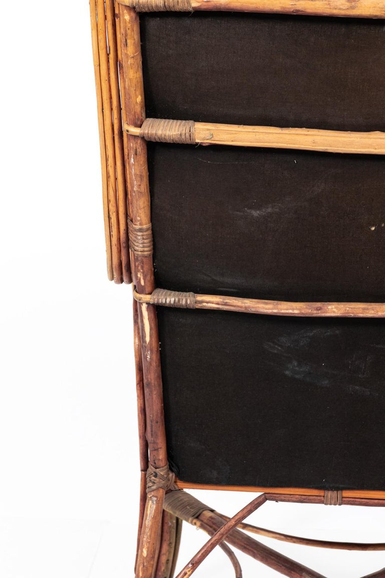 German Rattan Armchairs For Sale at 1stDibs