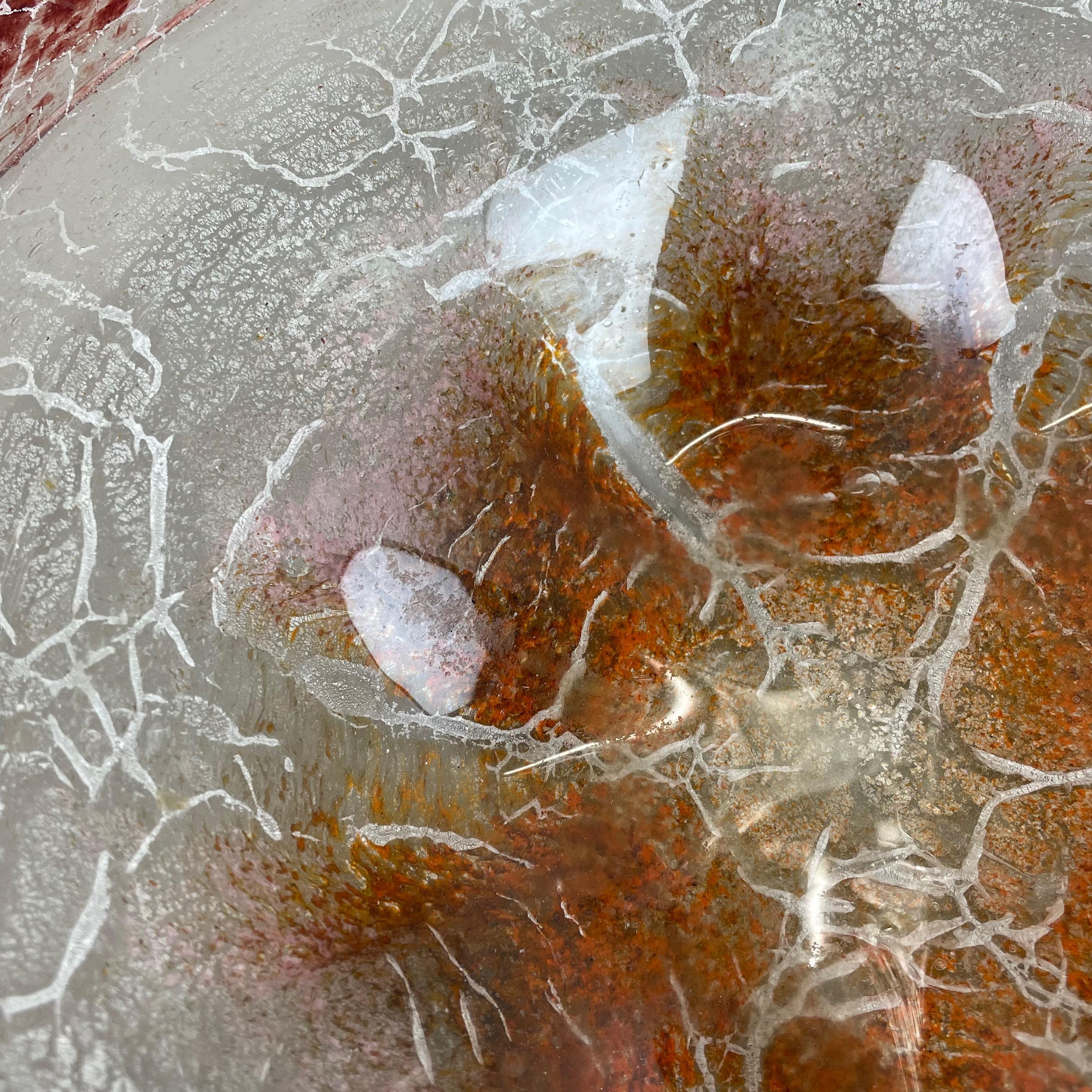 Cuenco alemán de cristal rojo de Karl Wiedmann para WMF Ikora, Art Déco de Baushaus de los años 30 en venta 4