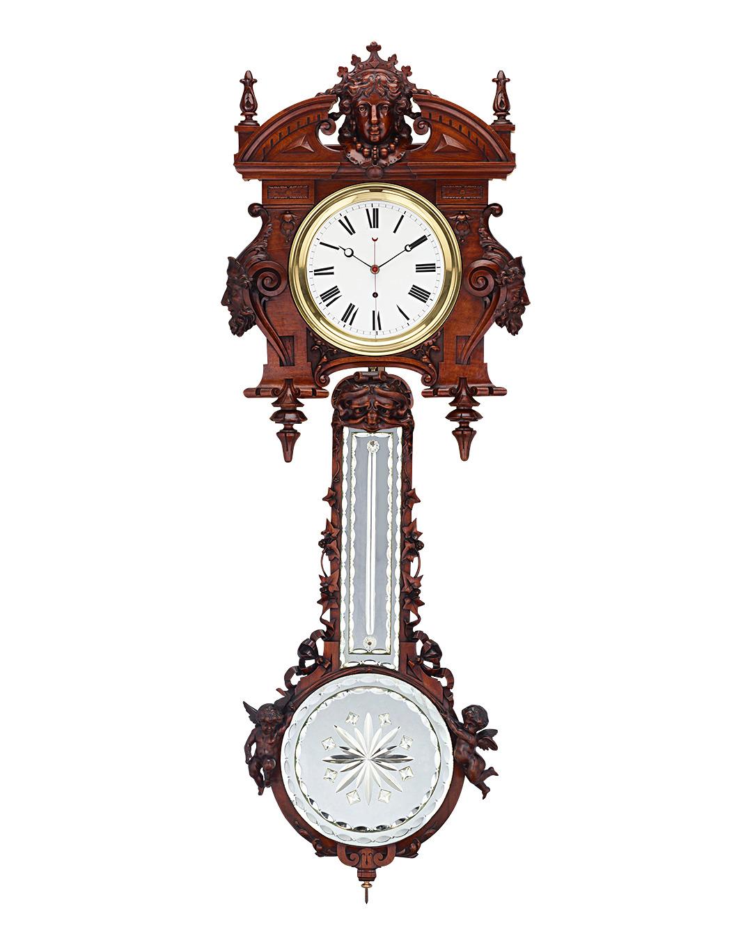 regulator wall clock with pendulum