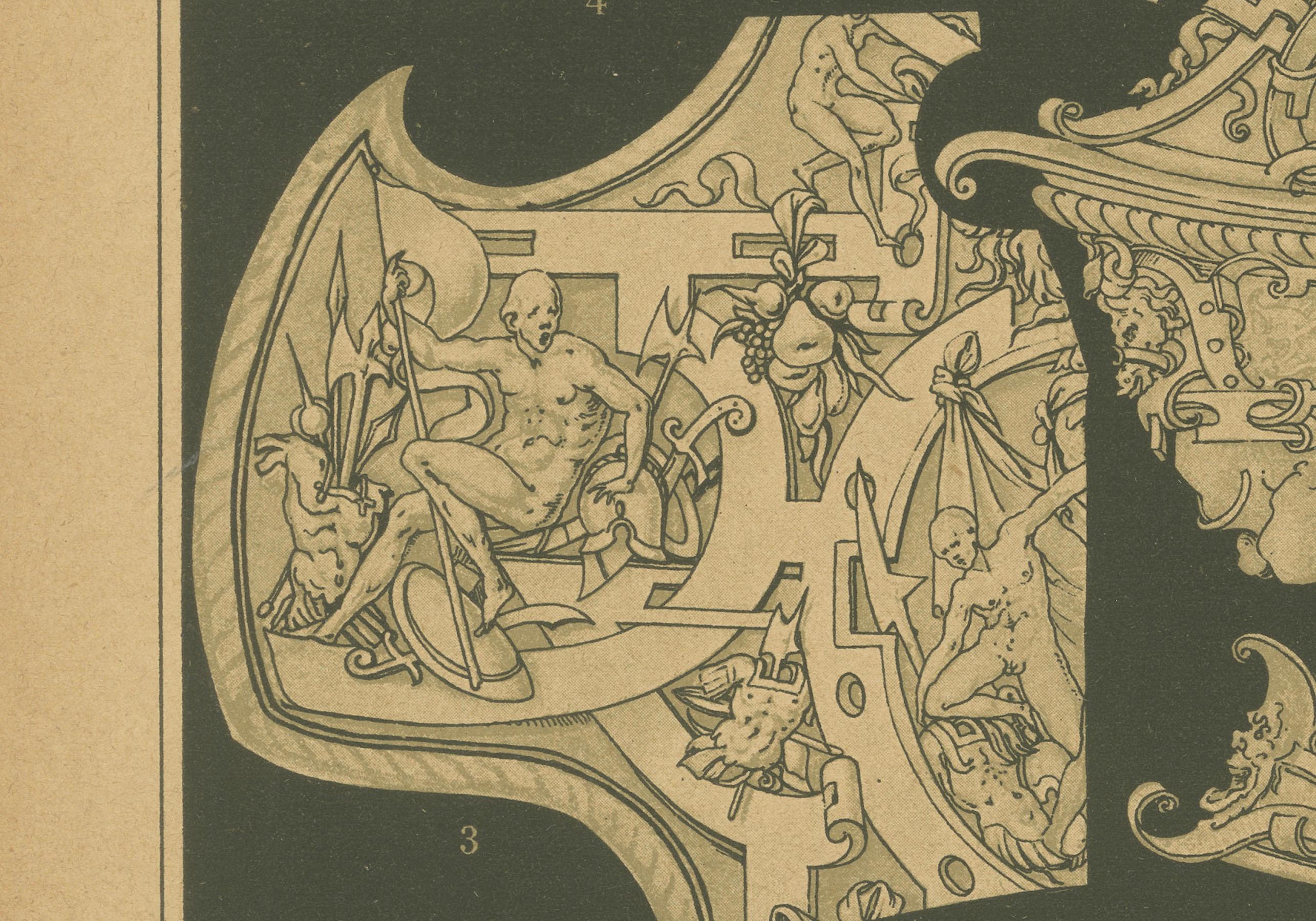 Diseños Renacentistas Alemanes de Metalistería de Der Ornamentenschatz, 1887 en Bueno estado para la venta en Langweer, NL