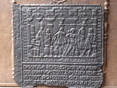 German Renaissance Style 'Religious' Fireback