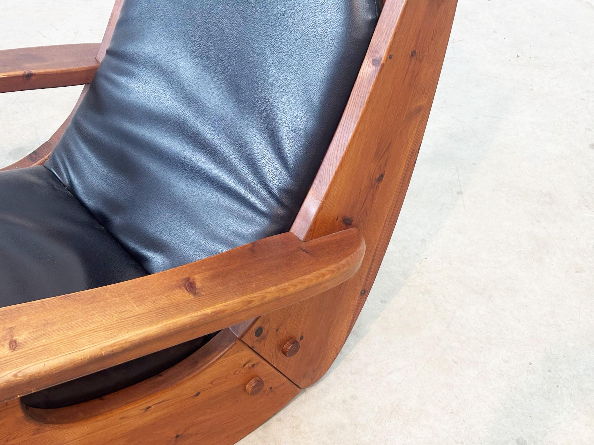 German rocking chair by Wasa Möbel For Sale at 1stDibs