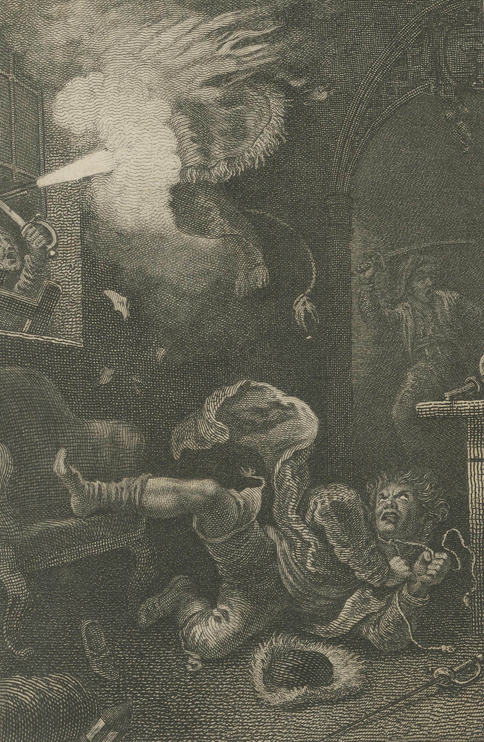 German Romantic Theatre Engravings, Dramatic Scenes, Minerva Taschenbuch, 1813