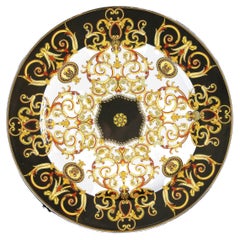 Assiette de service en porcelaine allemande Rosenthal, modèle baroque de Versace