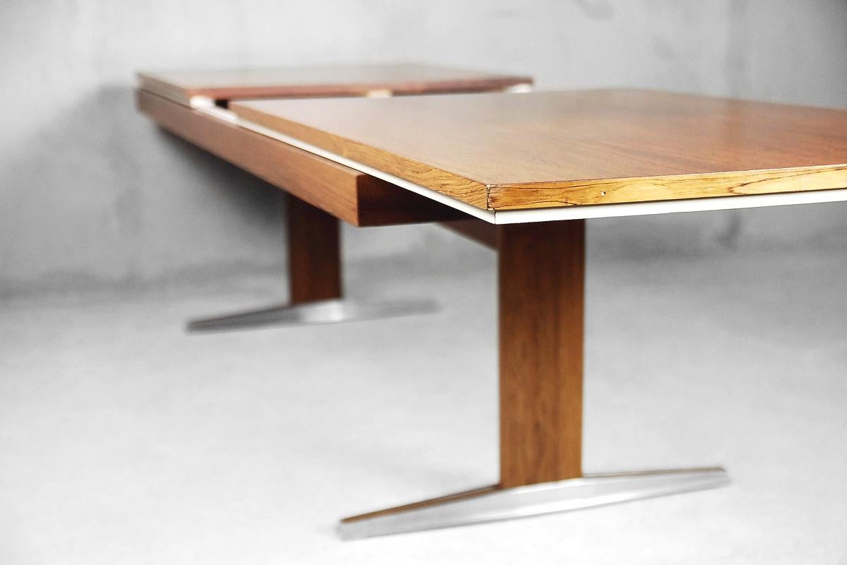 German Rosewood Modern Adjustable Table from E.M.Ü, 1960s For Sale 8