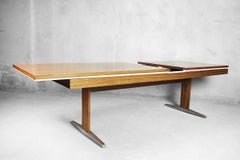 German Rosewood Modern Adjustable Table from E.M.Ü, 1960s