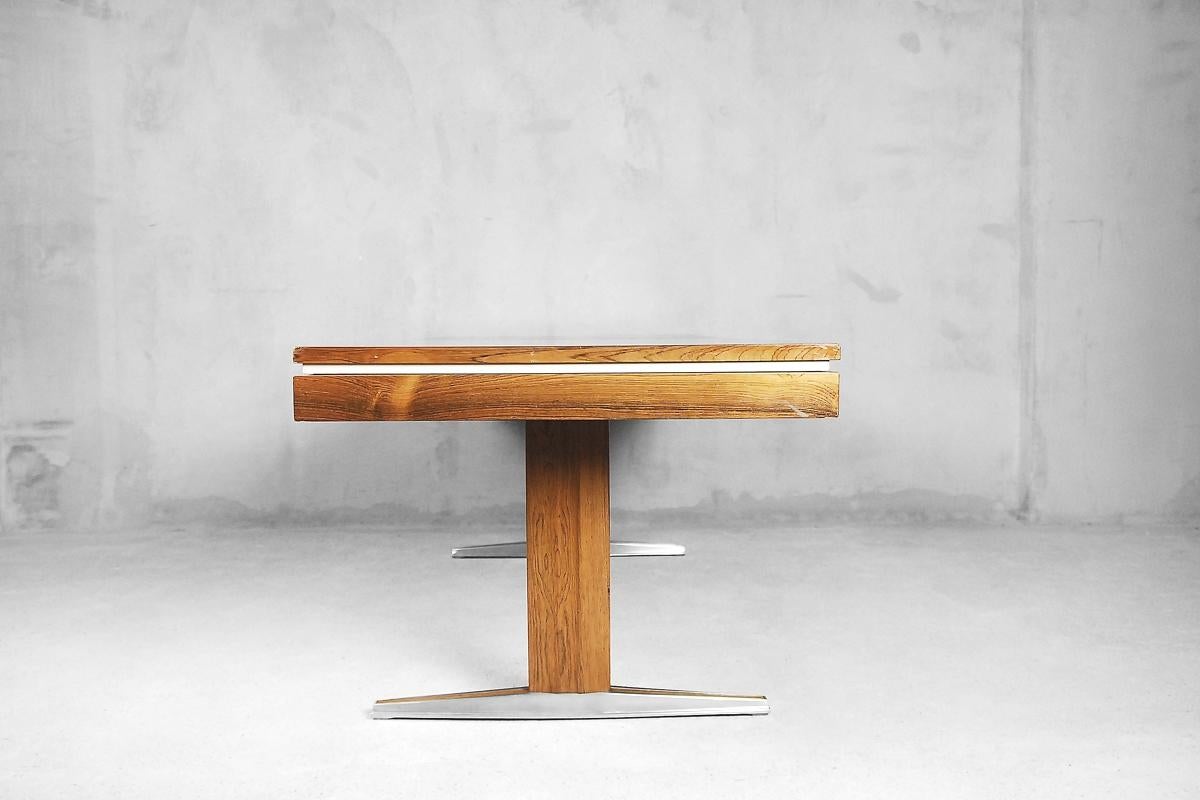 German Rosewood Modern Adjustable Table from E.M.Ü, 1960s For Sale 3