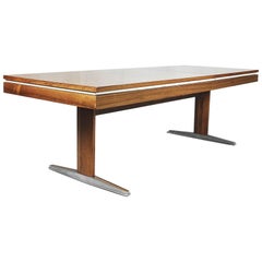 Vintage German Rosewood Modern Adjustable Table from E.M.Ü, 1960s