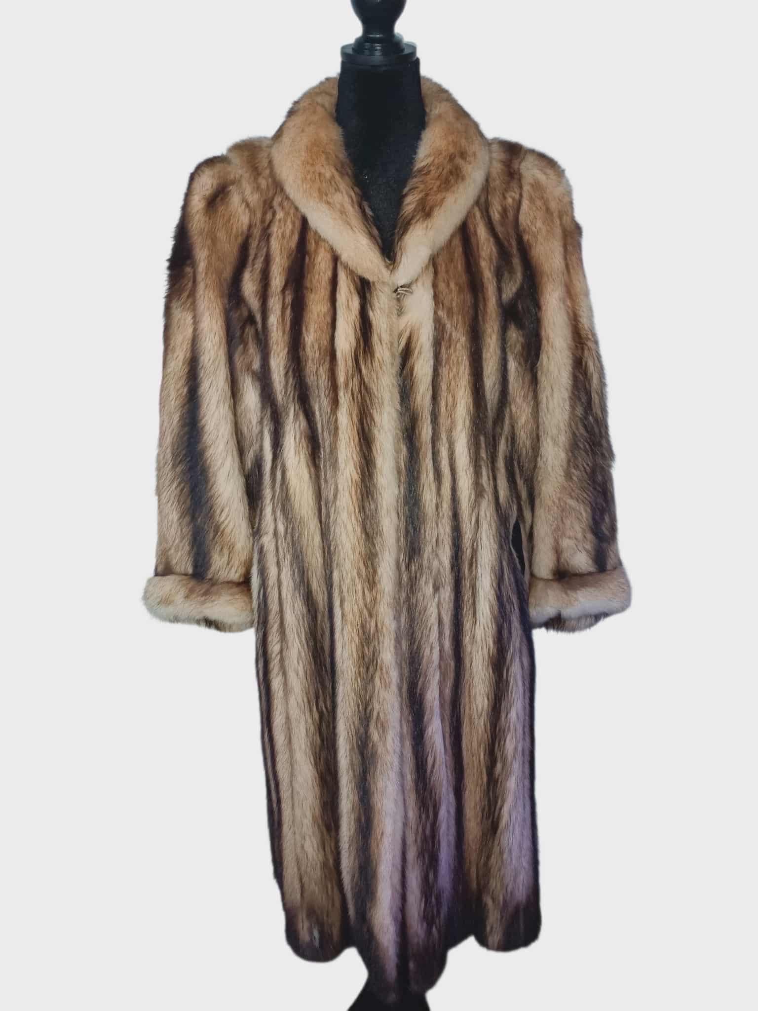 Pelliccia di zibellino tedesco taglia 6-8 in vendita 6