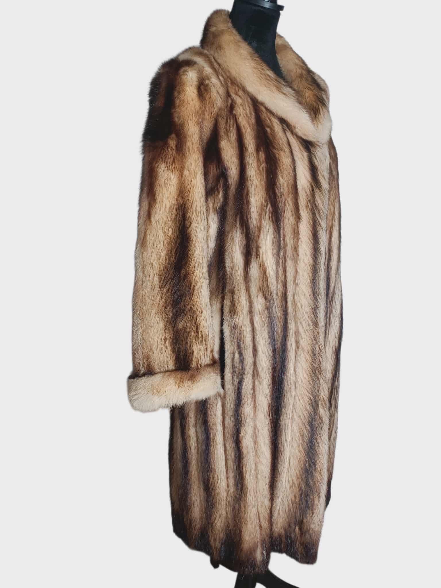 Pelliccia di zibellino tedesco taglia 6-8 in vendita 9