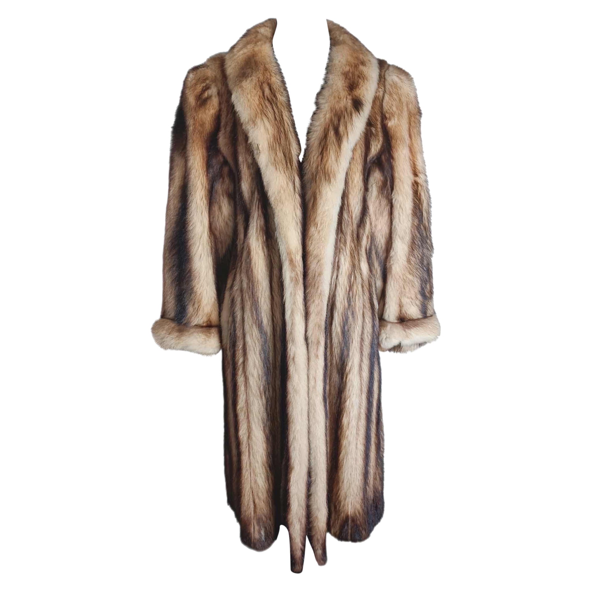 German sable fur coat size 6-8