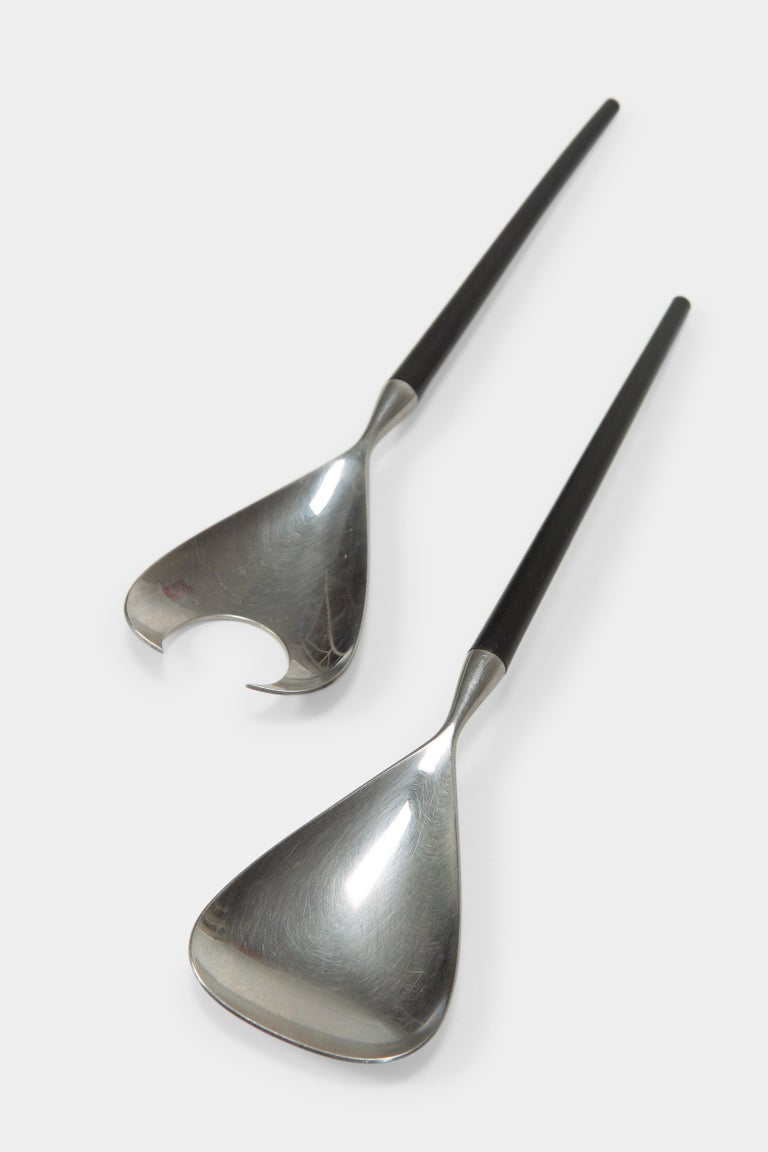 German Salad Cutlery Set WMF, 1960s at 1stDibs