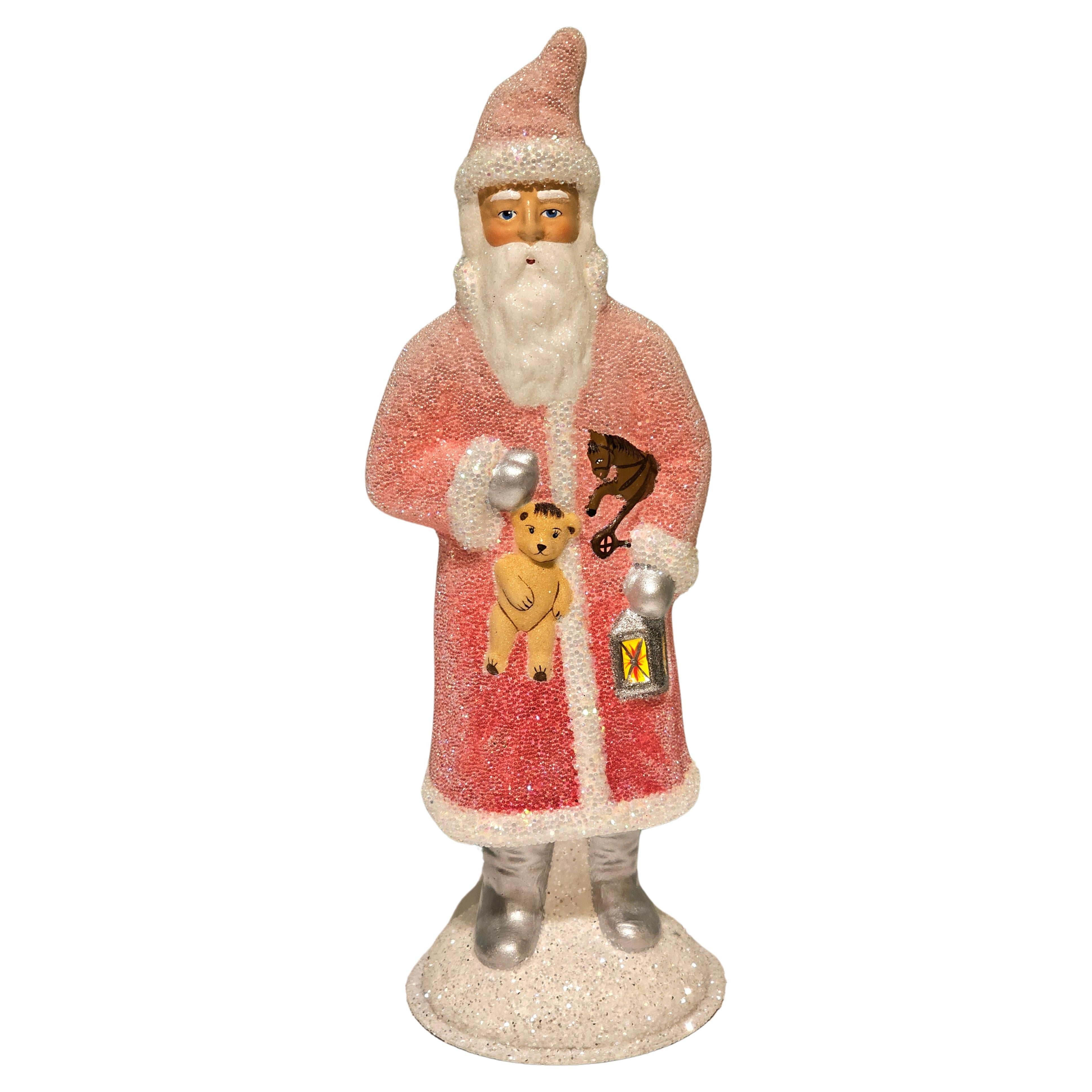 German Santa Claus Christmas Figure Papier-Mâché Sofina Boutique Kitzbühel For Sale