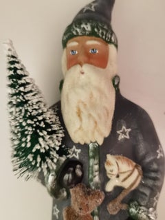 German Santa Claus Figure Papier Mâché Sofina Boutique Kitzbühel