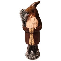 Deutscher Weihnachtsmann Figur Pappmaché Sofina Boutique Kitzbühel