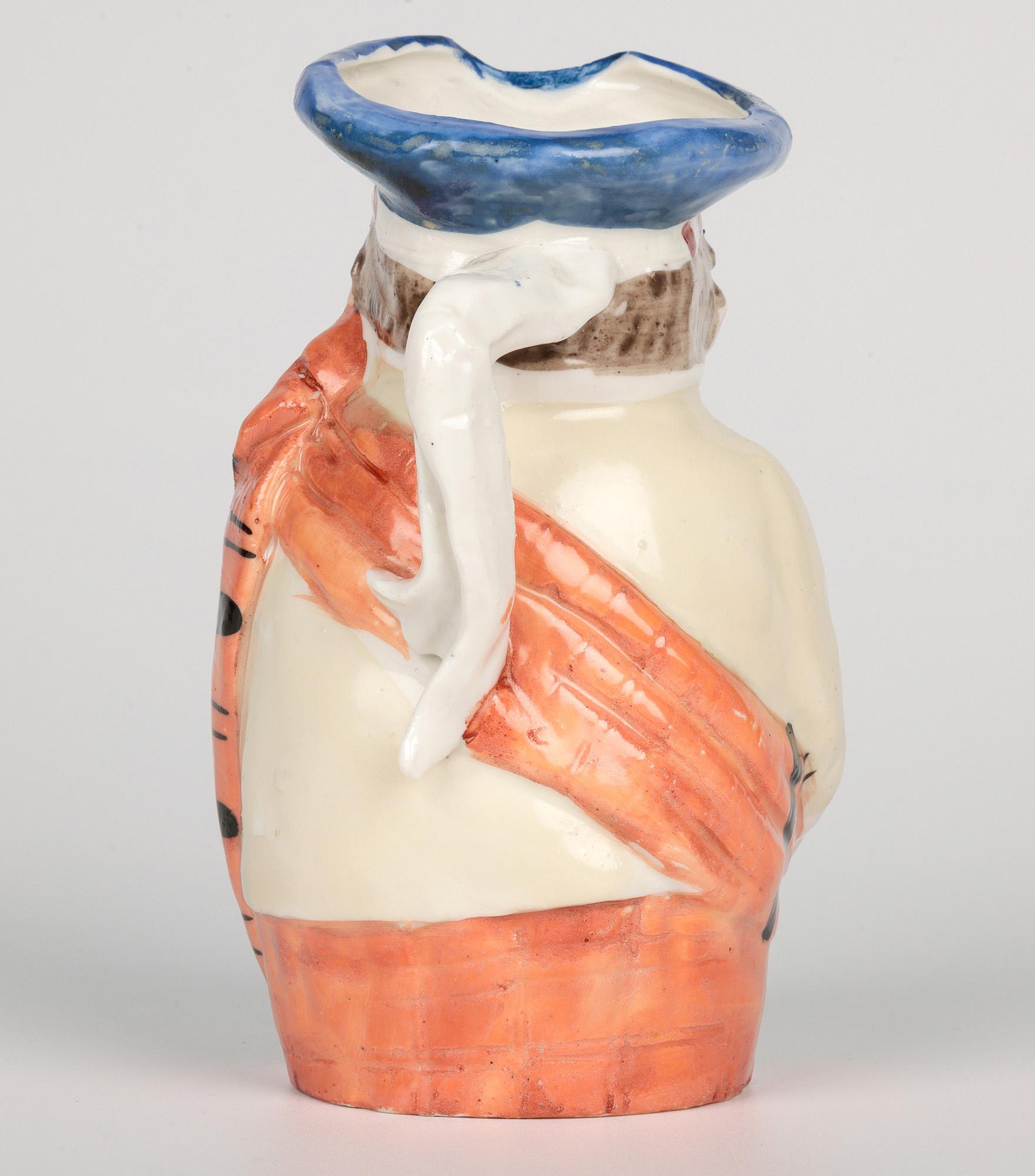 German Schafer & Vater Attributed Porcelain Figural Scotsman Character Jug For Sale 8