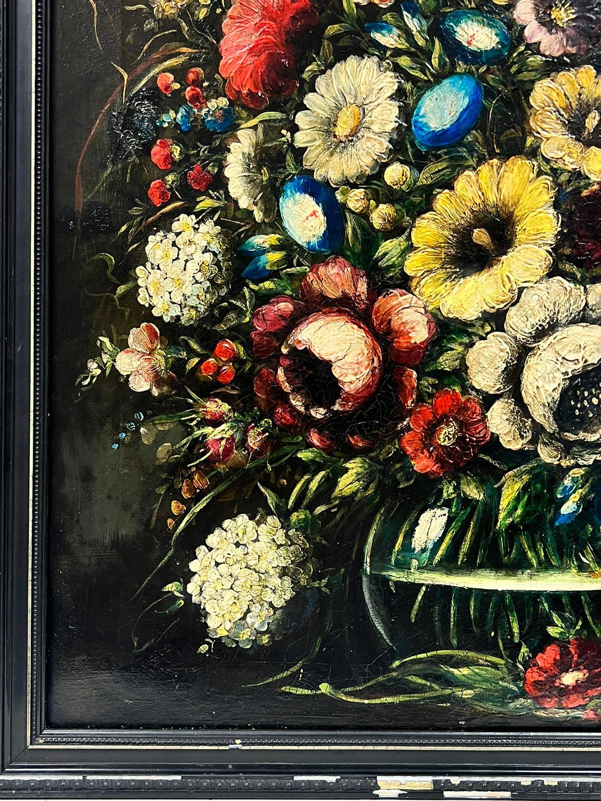 classical painting flowers
