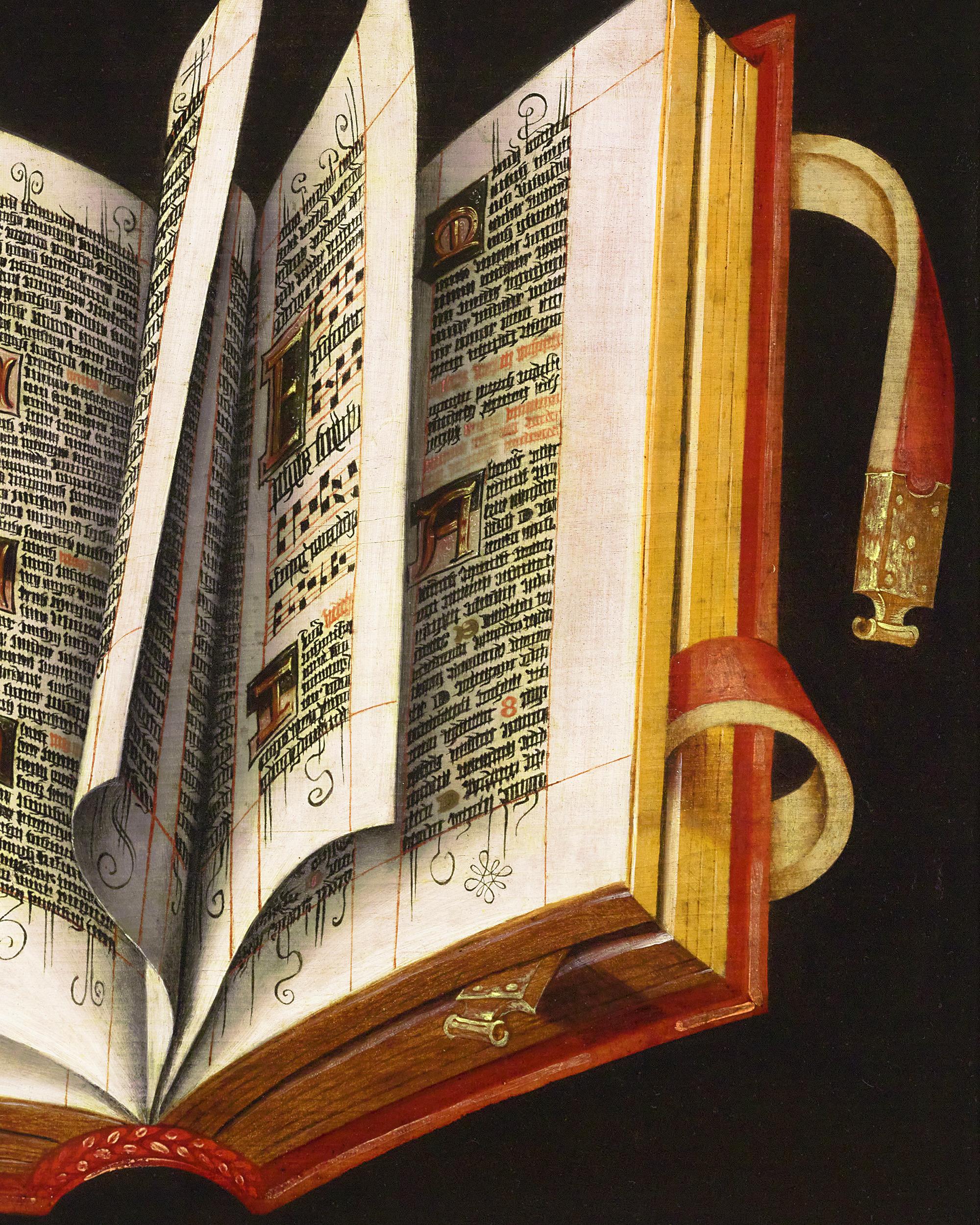 Illuminated Manuscript Painting by the German School For Sale 3