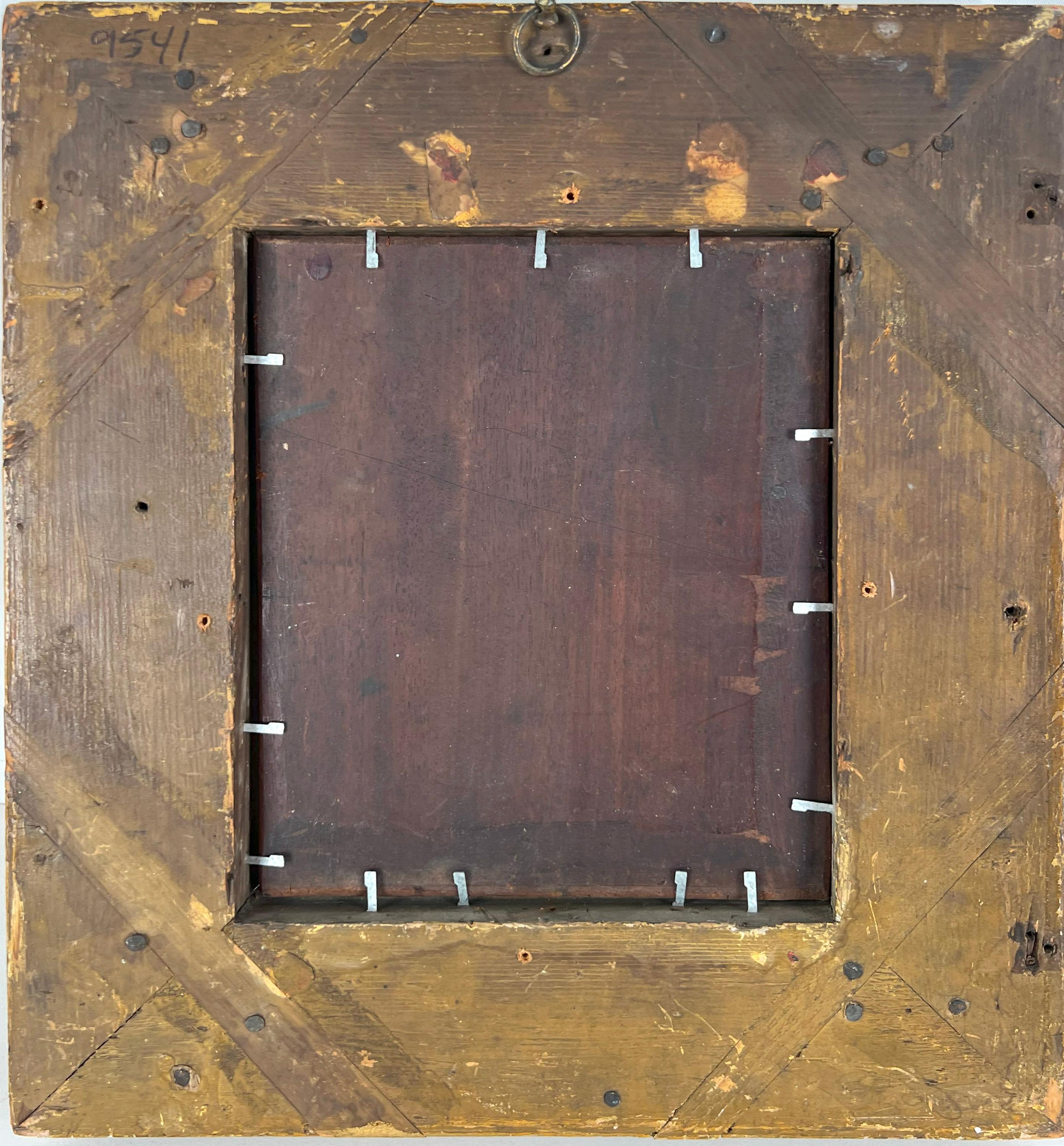 Ritratto di gentiluomo originale Olio su pannello di Wood XIX secolo

Olio originale su pannello di legno raffigurante un gentiluomo. Sembra essere tedesco, circa 1830-1850. L'artista è sconosciuto.
Il telaio d'epoca è incluso così com'è. 
Immagine