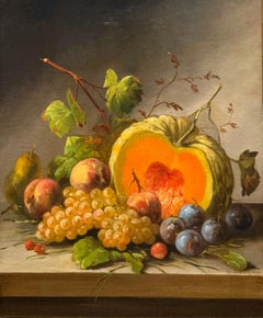 “Still Life with Fruit and Melon”