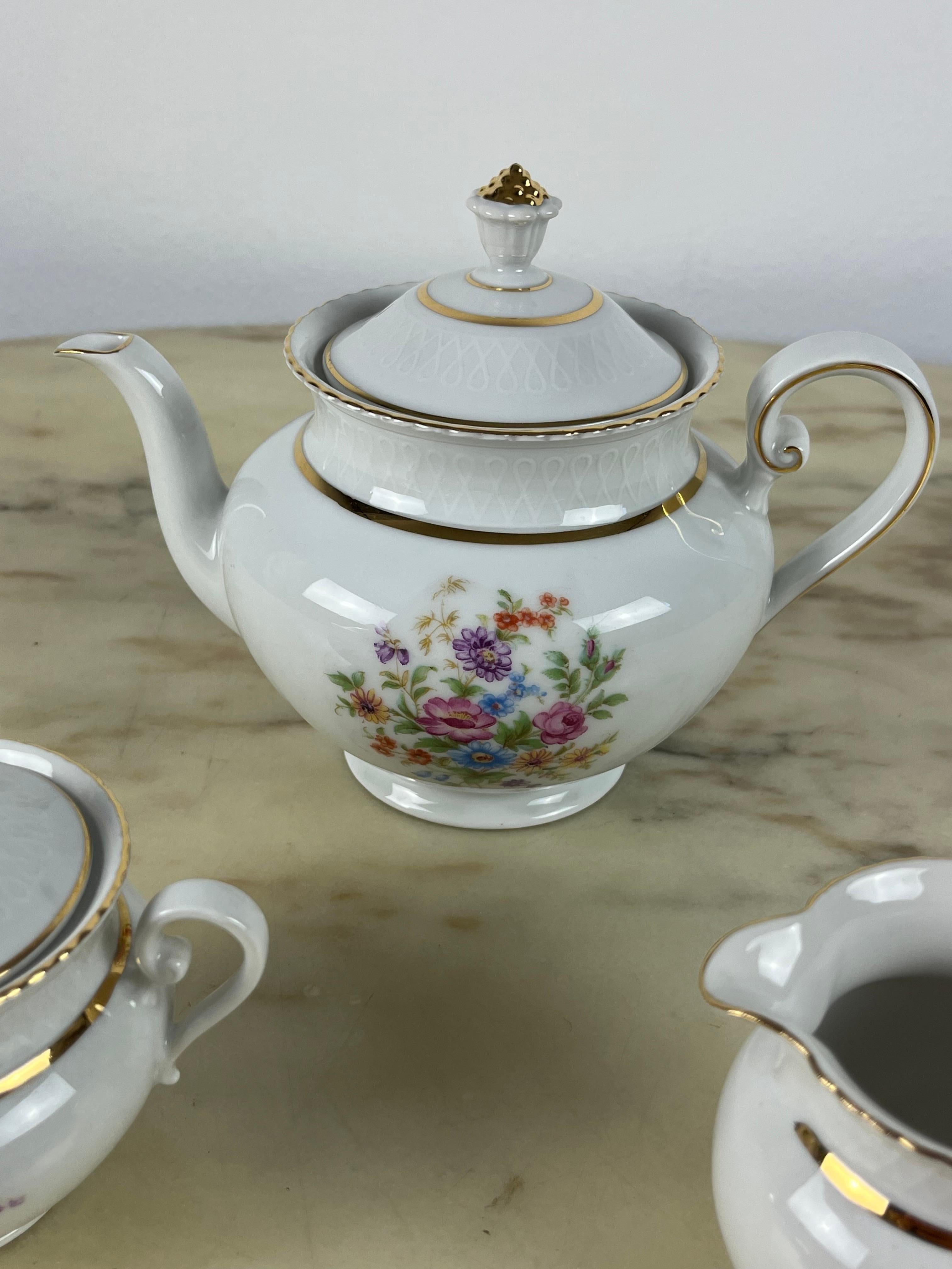 Other German Seltmann Weiden Porcelain Tea Set, 1960s