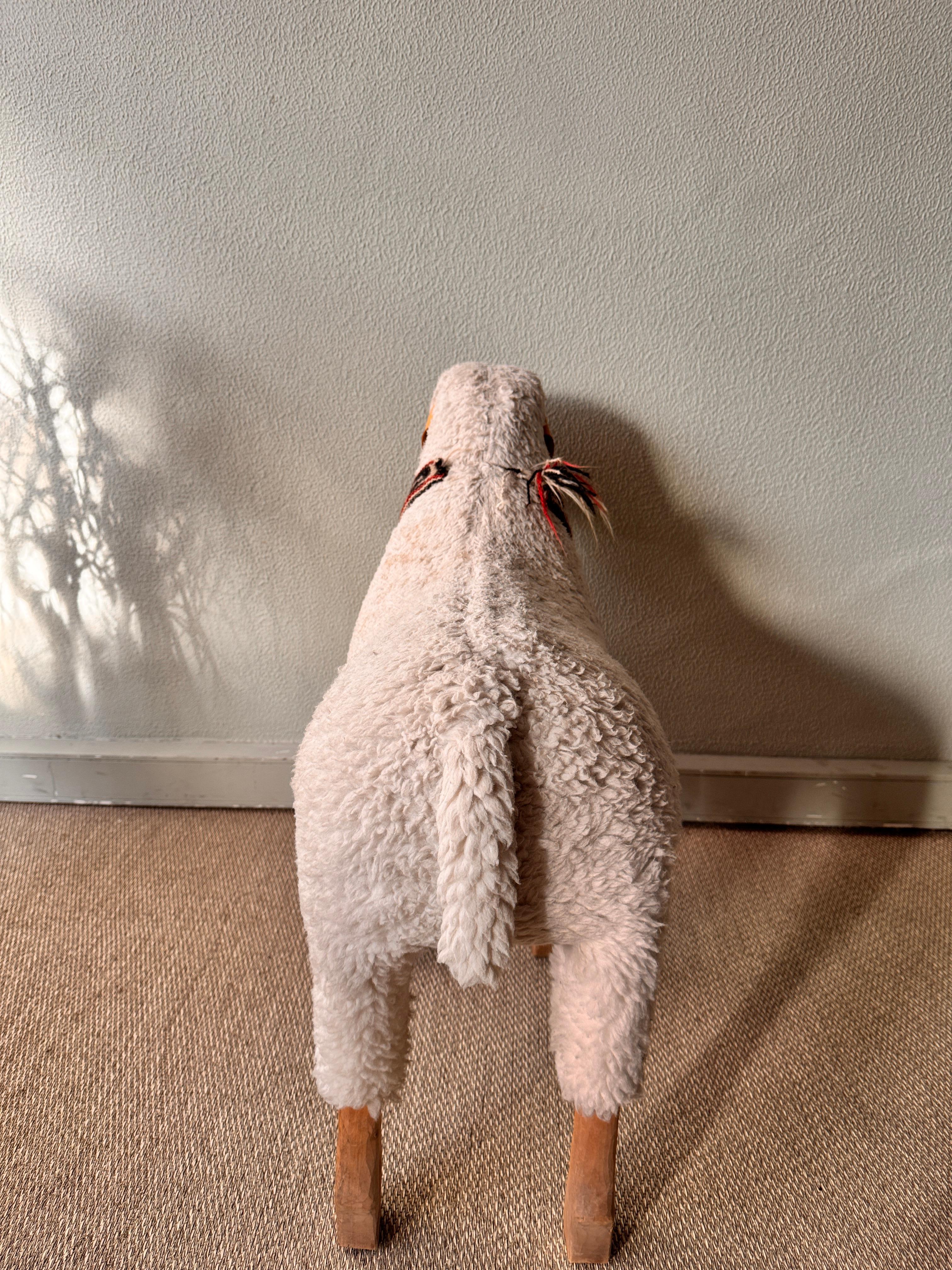 Sgabello tedesco Sheep di Hans Peter Krafft per Meier anni '70 In condizioni buone in vendita a Lisboa, PT
