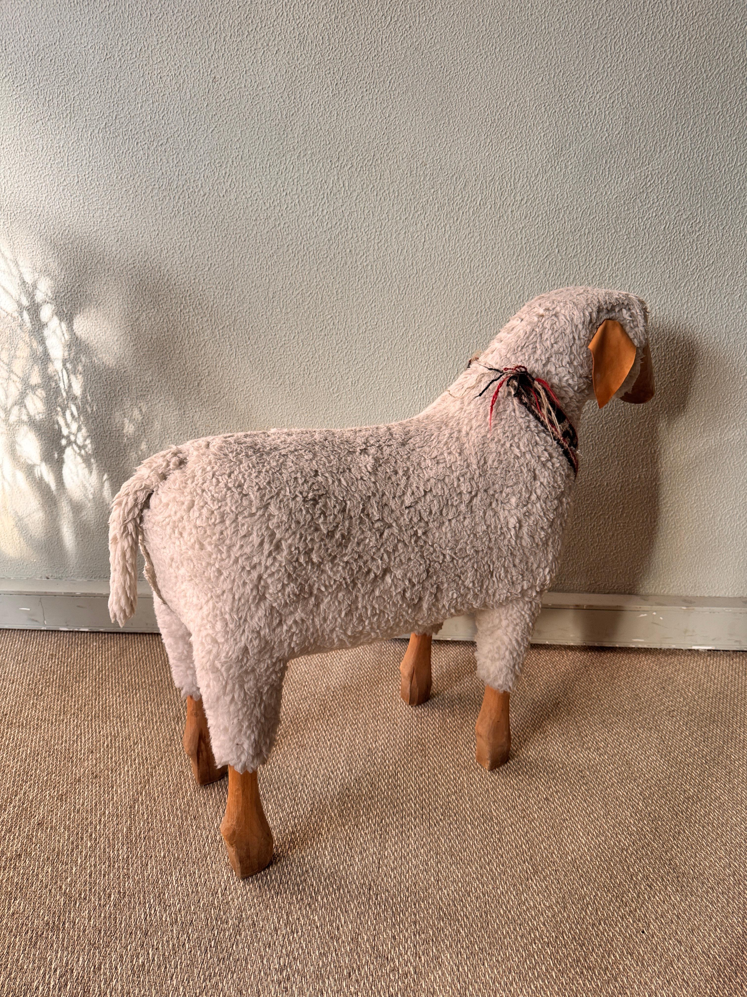 Fine XX secolo Sgabello tedesco Sheep di Hans Peter Krafft per Meier anni '70 in vendita