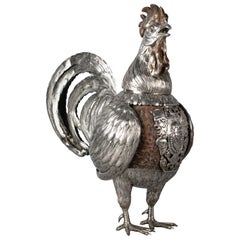 Deutsche Türkische Silber- und Kokosnussholz Türkei, um 1890