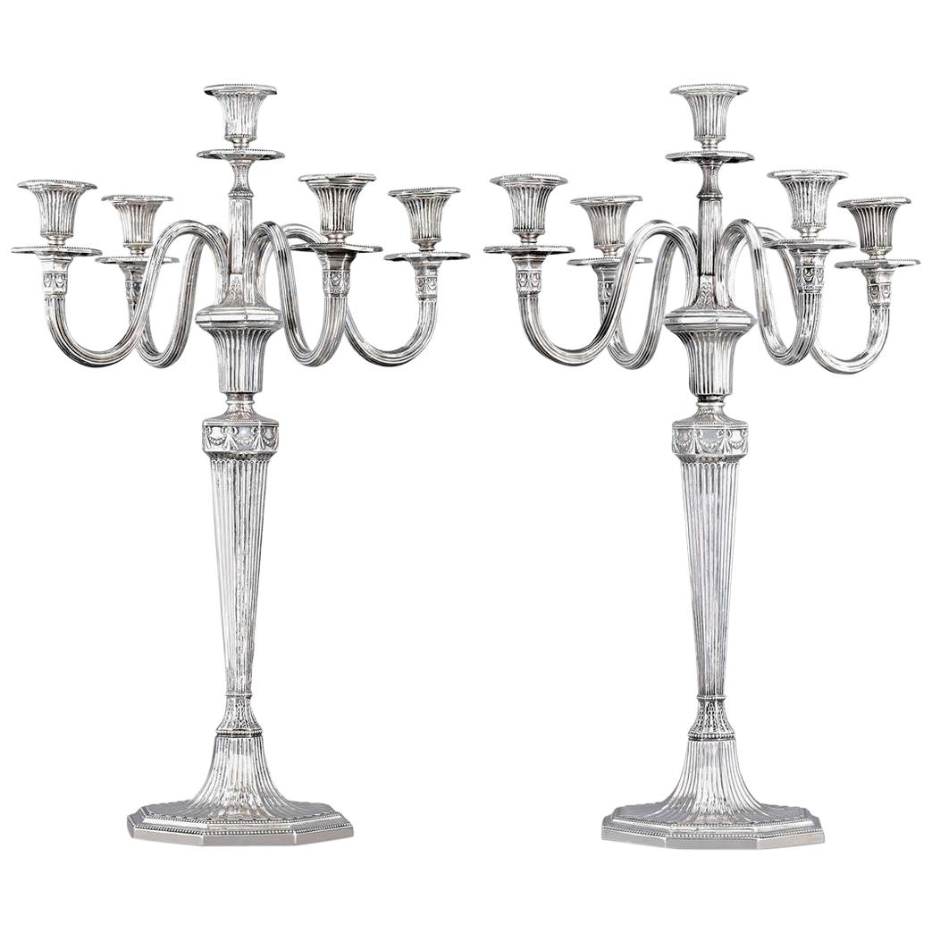 German Silver Candelabra by Bruckmann 
Söhne