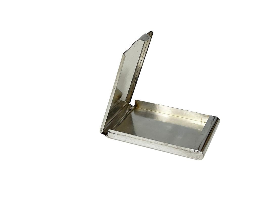 German silver card case by Gottlieb Kurz, 1920 For Sale 2