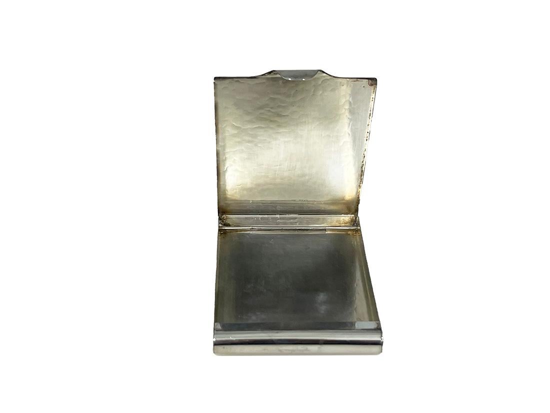 German silver card case by Gottlieb Kurz, 1920 For Sale 3