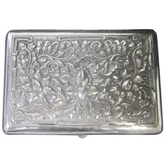 German Silver Cigarette Case