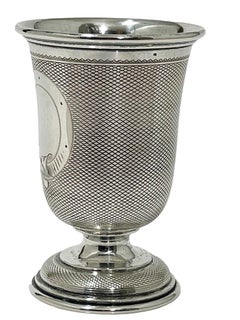 German silver goblet by Theodor Julius Gunther, 1886-1906