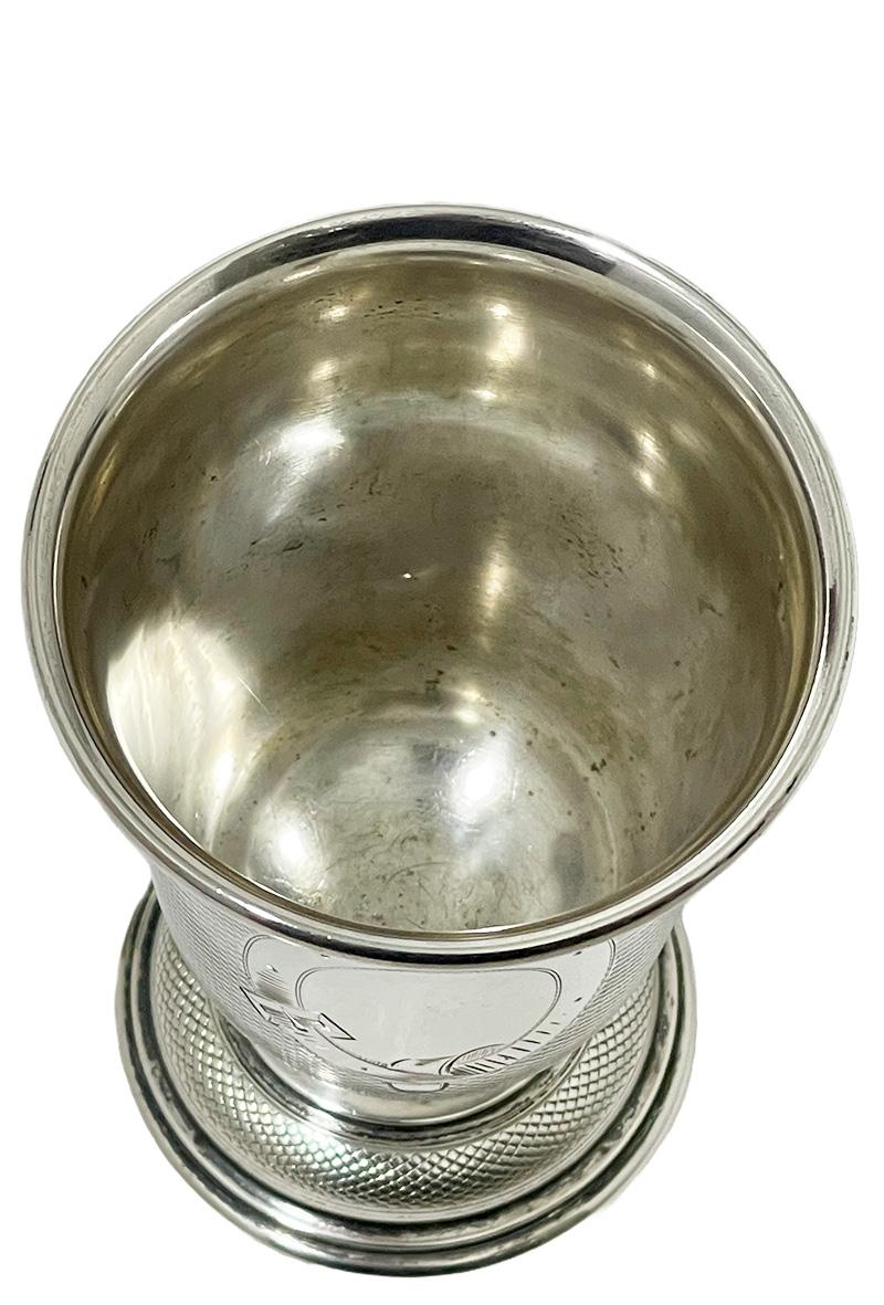 German silver goblet by Theodor Julius Gunther, 1886-1906 For Sale 2