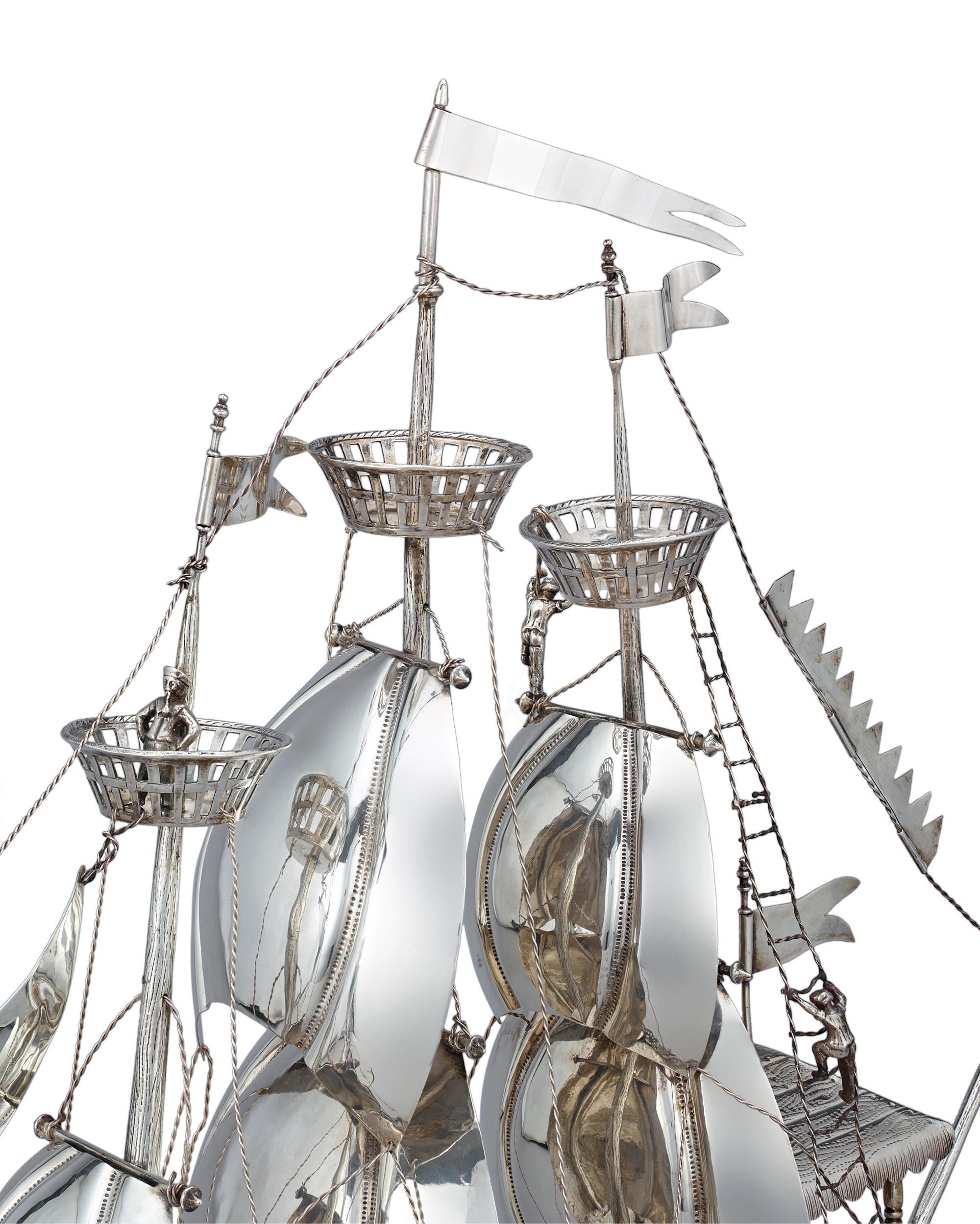 Other German Silver Nef by Berthold Muller