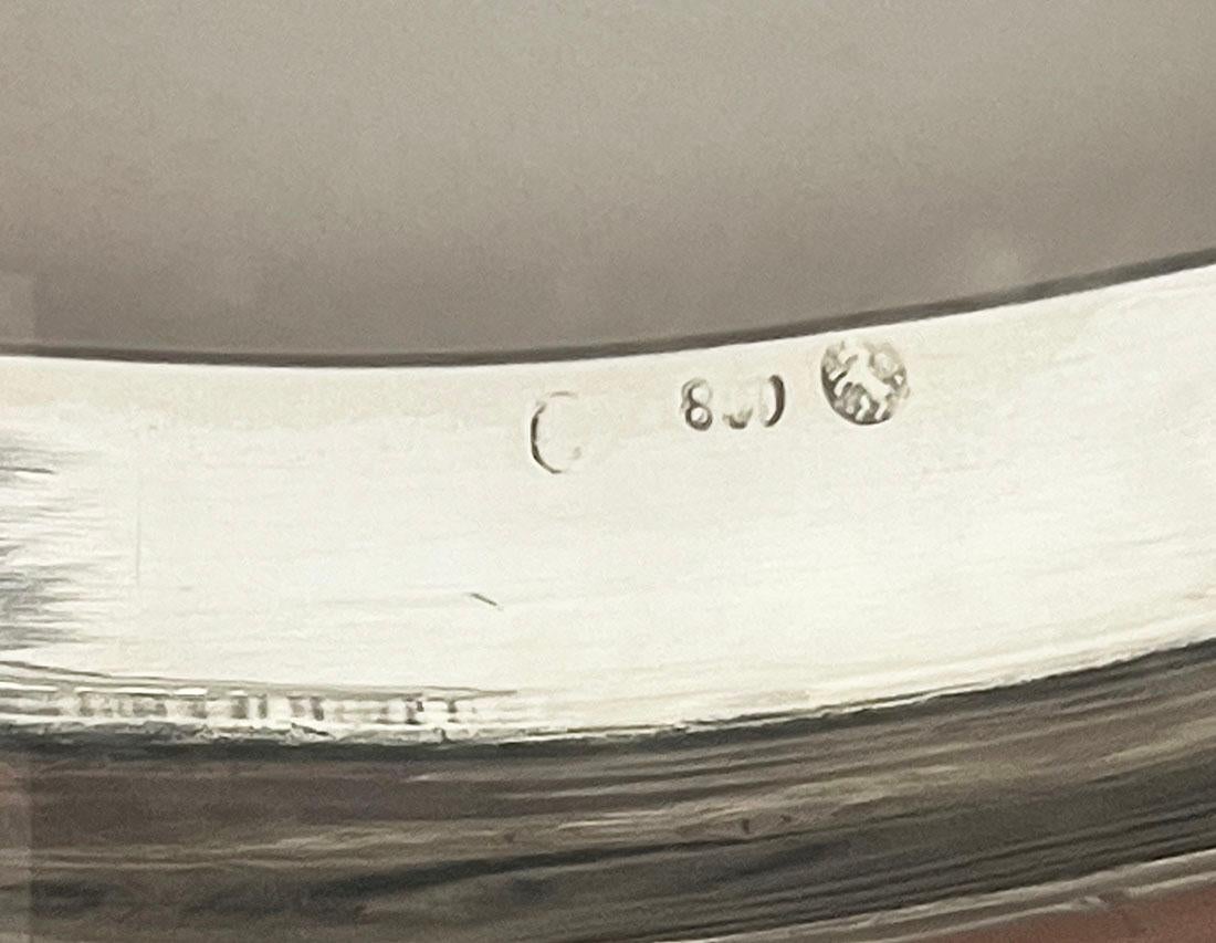 Argento Salverino tedesco in argento con il testo 