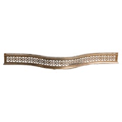 Antique German Silver Serpentine Fender, Late 18th Century