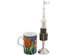 Antique 1880s German Silver Spice Tower