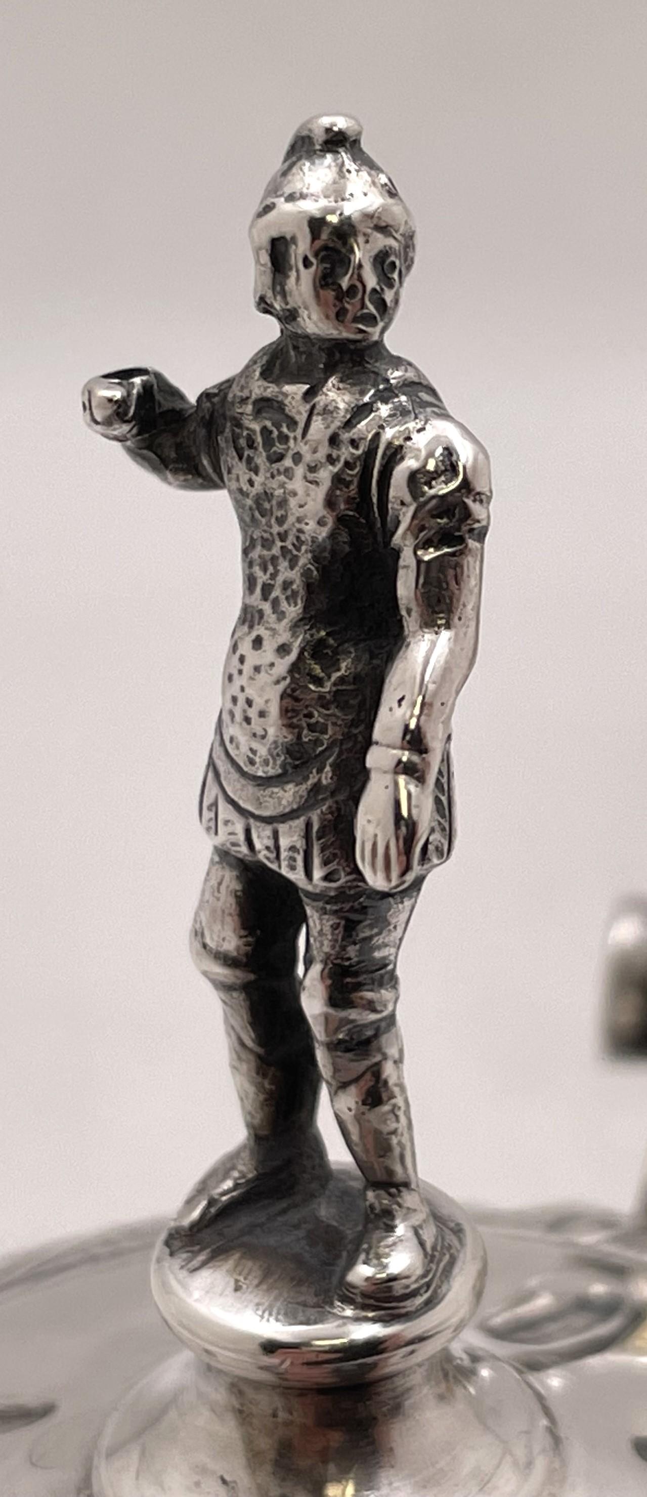 German Silver Tankard with Cosimo de Medici from 19th Century 1