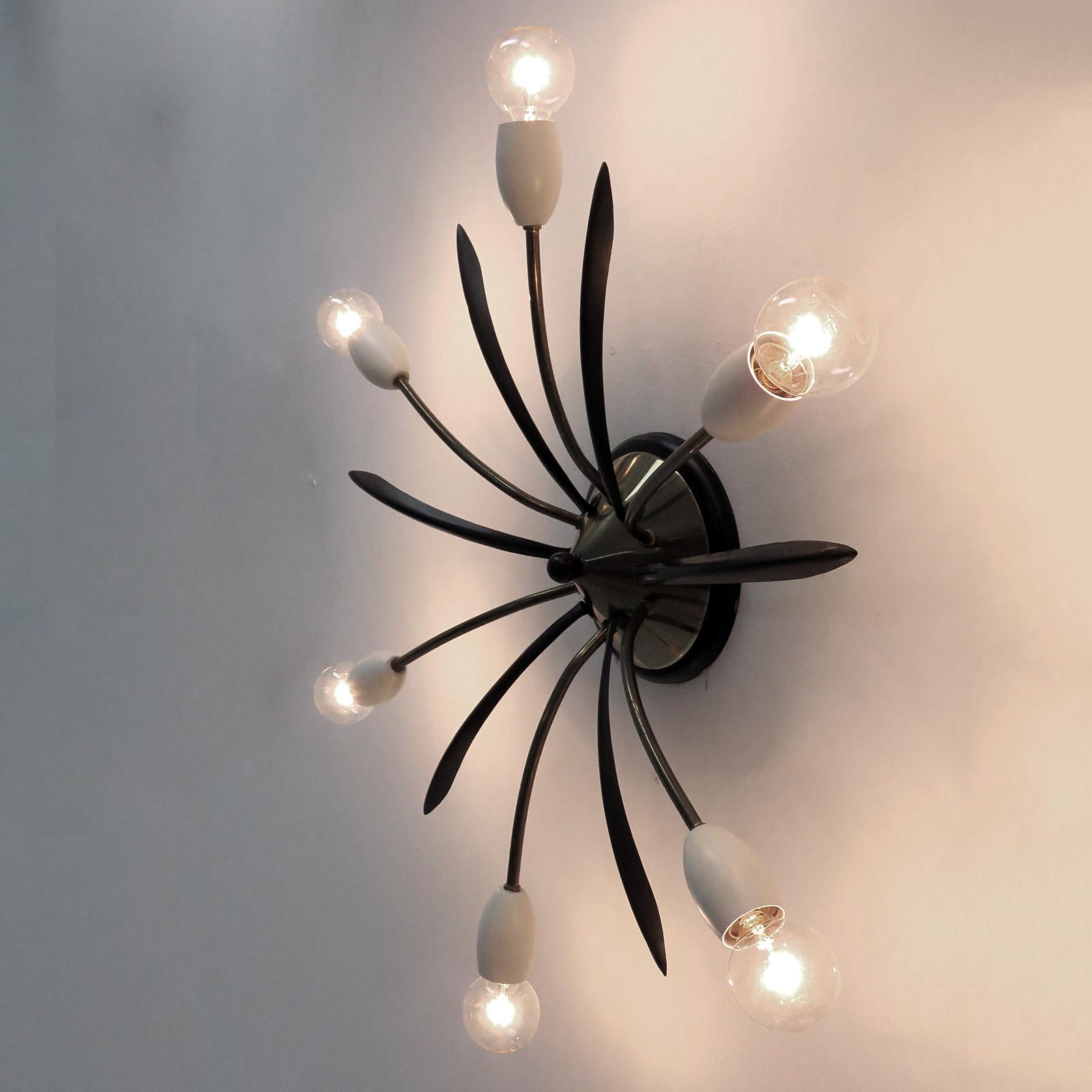 Sputnik Light alemán de seis brazos, 1960 en venta 2