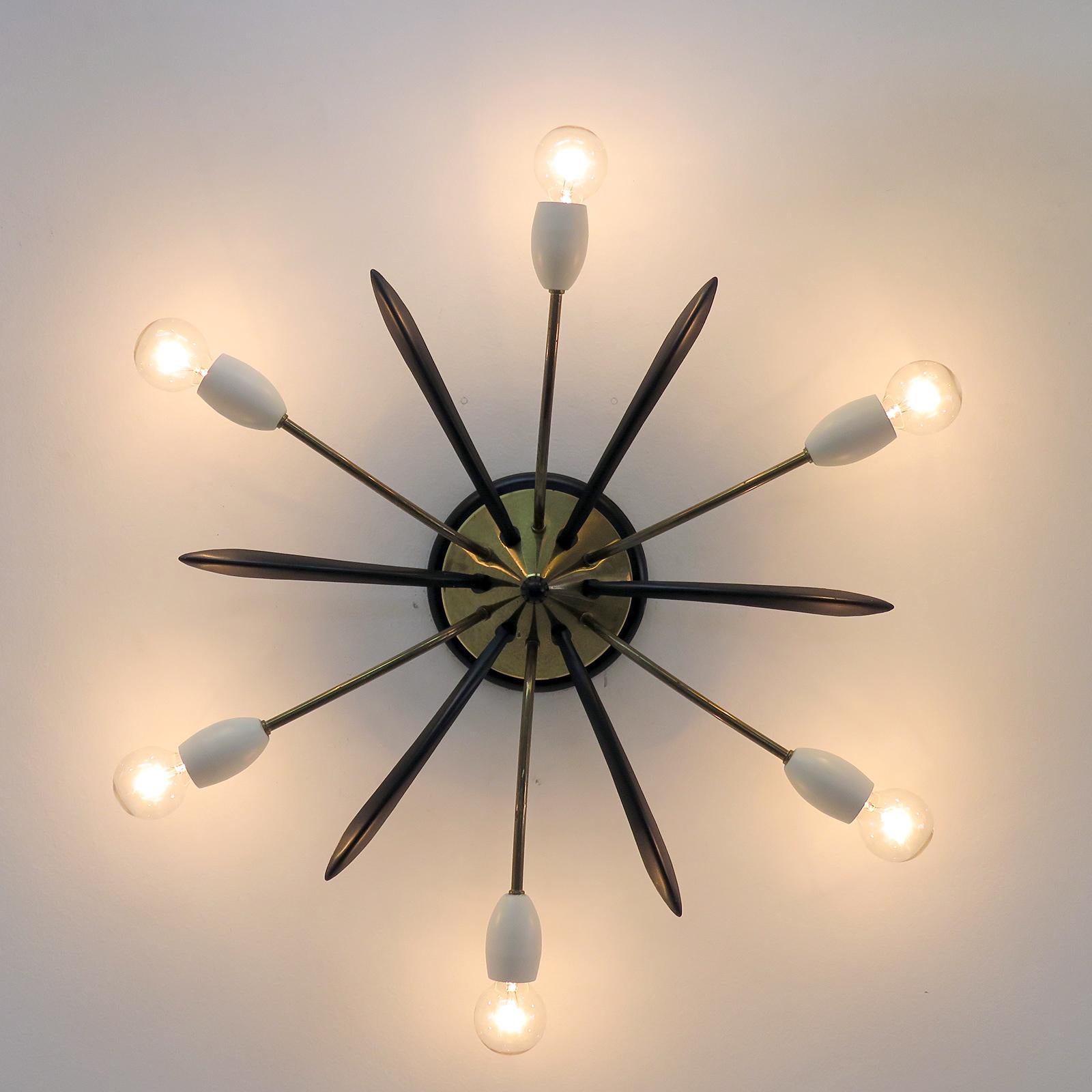 Sputnik Light alemán de seis brazos, 1960 en venta 1