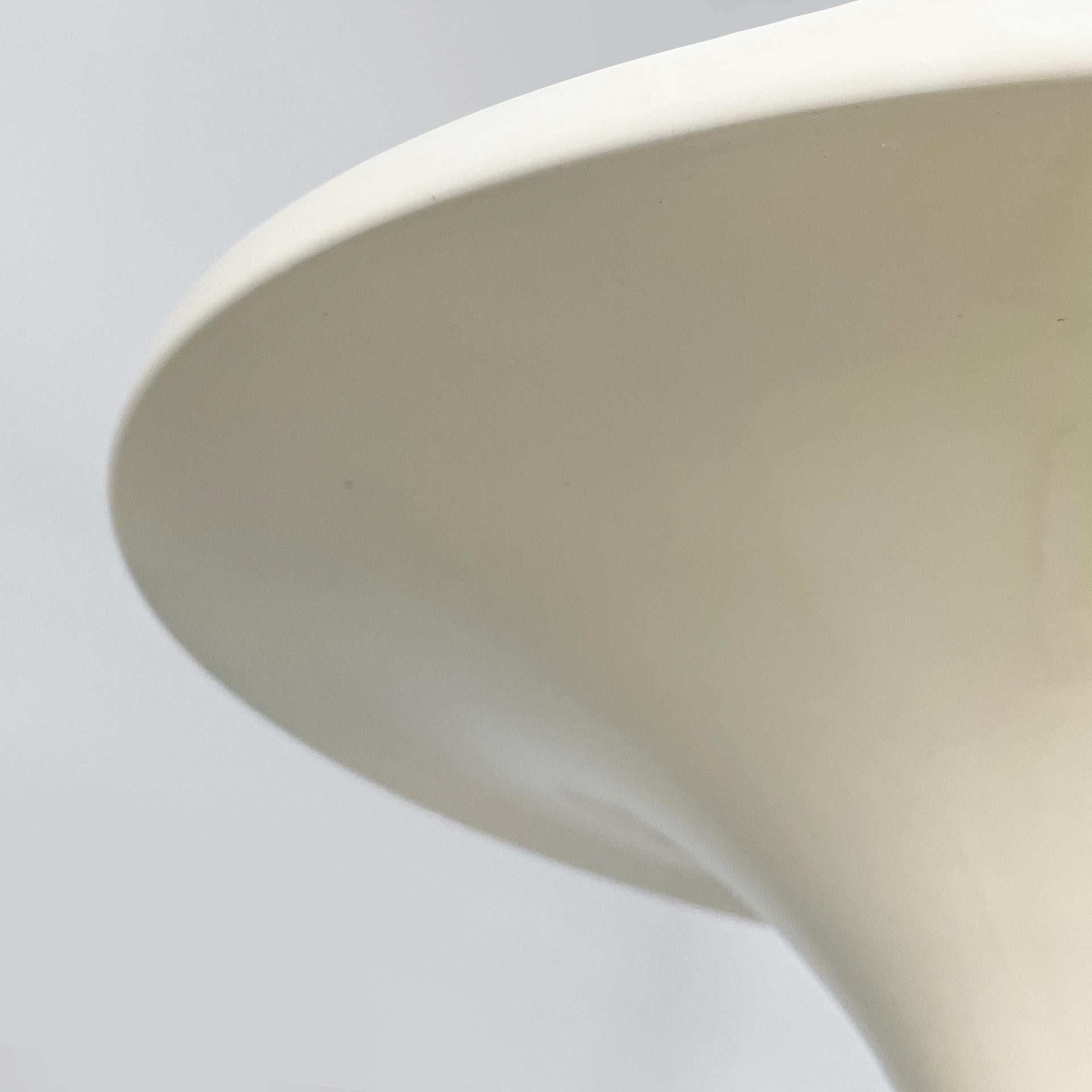 German Space Age opaline glass chandelier by Max Bill for Temde, 1960s in vendita 14