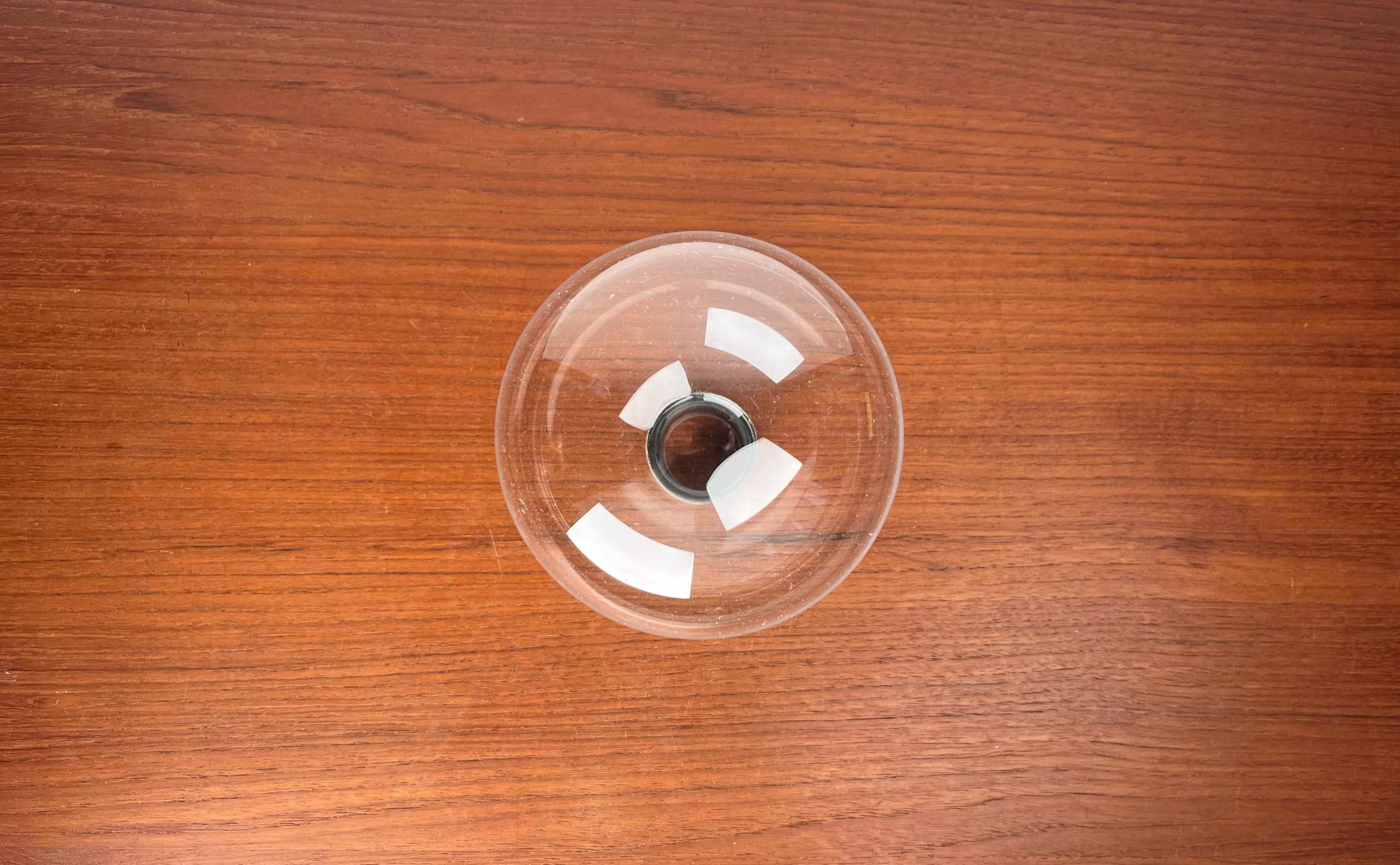 Ricambio di vetro tedesco dell'età dello spazio per lampade da tavolo Motoko Ishii 1970s in vendita 3