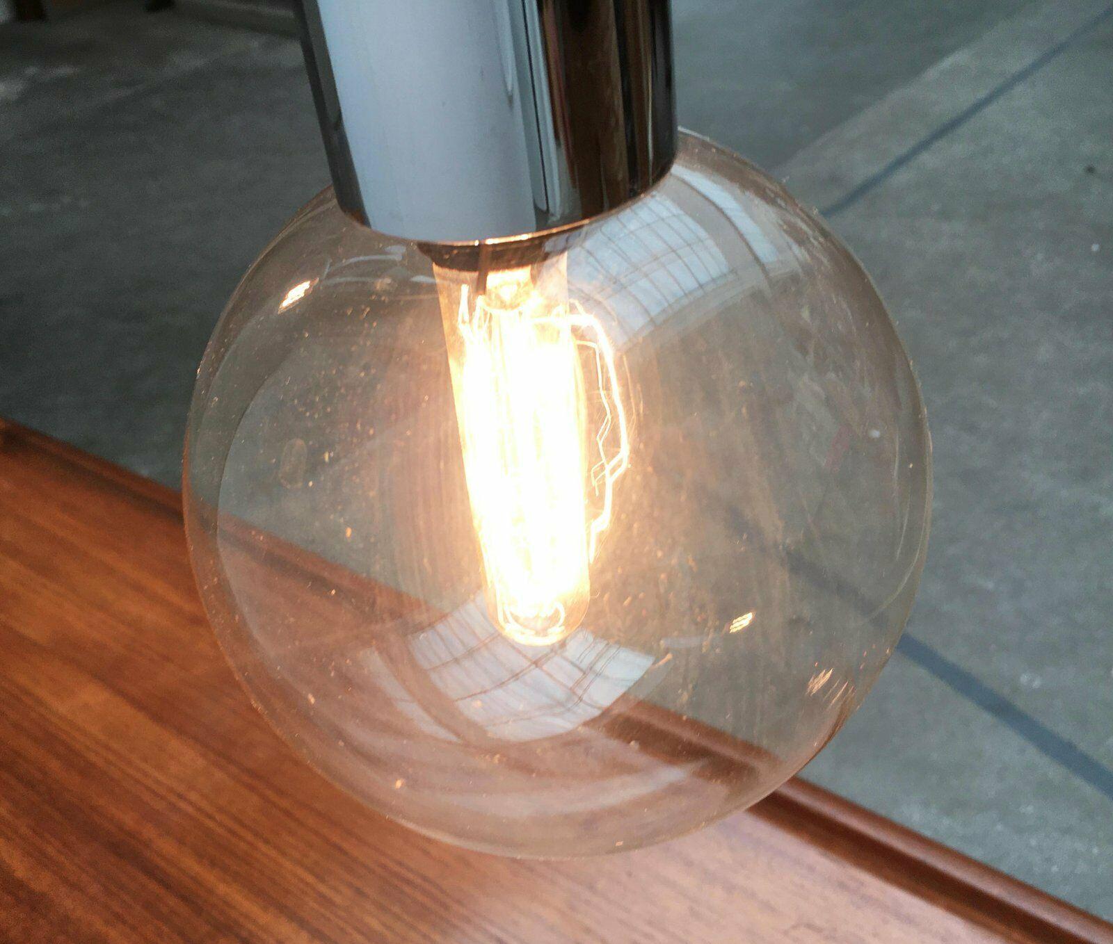 Ricambio di vetro tedesco dell'età dello spazio per lampade da tavolo Motoko Ishii 1970s in vendita 4