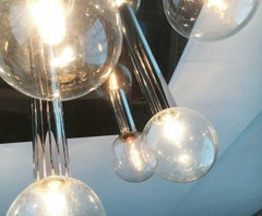 German Space Age Replacement Glass Spare Part for Staff Lamps Motoko Ishii 1970s